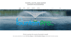 Desktop Screenshot of fountainpro.com