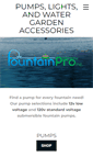 Mobile Screenshot of fountainpro.com
